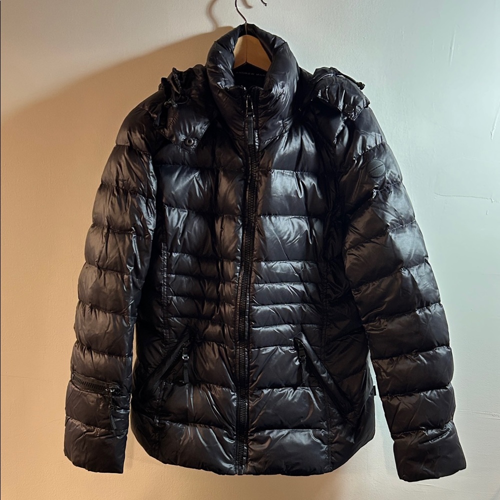 Andrew Marc Black Puffer‎ Jacket